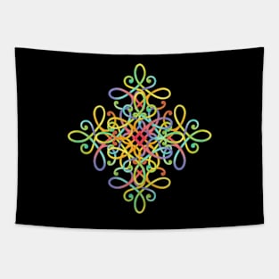 Rainbow Shimmer Tapestry