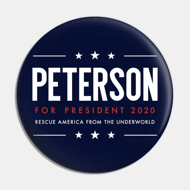 Jordan Peterson for President 2020 Pin by IncognitoMode