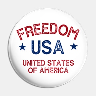 USA Freedom Tee Pin