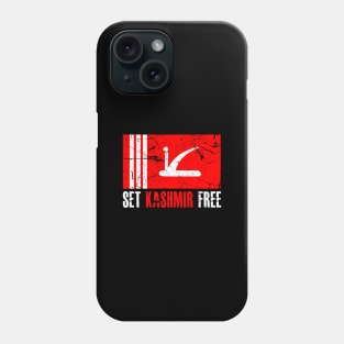 Set Kashmir Free - Kashmiri Wants Freedom From India Phone Case