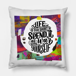 Motivational quote Pillow