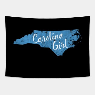 Carolina Girl - North Carolina blue distressed Tapestry