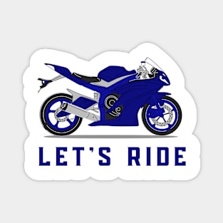 Let's Ride Magnet