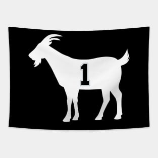 San Antonio GOAT - number 1 - White Tapestry