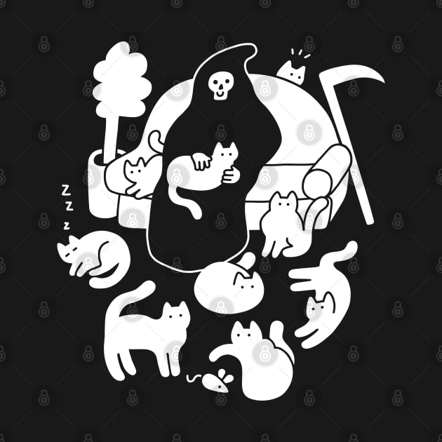 Death And His Cats by obinsun