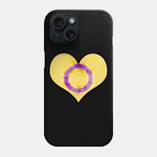 Inter Pride Heart - Watercolor Phone Case