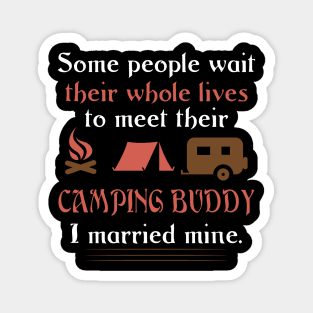 Camping Buddy Magnet