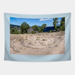 Labyrinth at Montoso Campground Wild Rivers New Mexico Tapestry