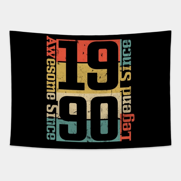 Awesome Since 1990. 30th Birthday Gift Idea Tapestry by FromHamburg