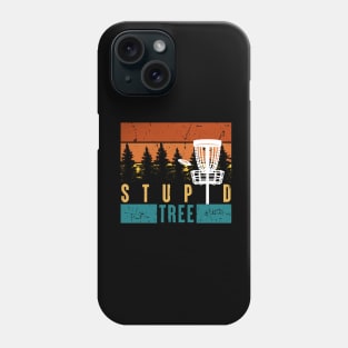 Vintage Stupid Tree Disc Golf Phone Case