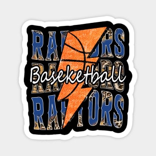 Graphic Basketball Raptors Proud Name Vintage Magnet