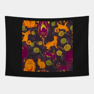 cats pattern Tapestry