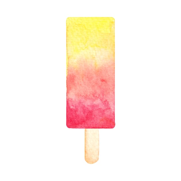 Popsicle Watercolor by shoko