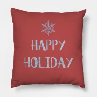 happy holidays Pillow