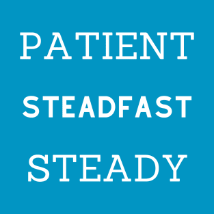 Patient & Steadfast & Steady T-Shirt