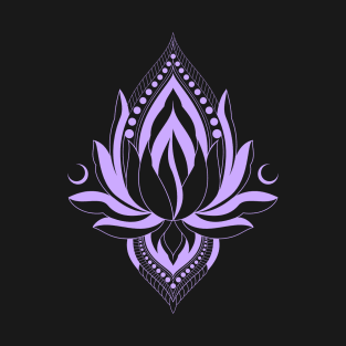 Lotus Flower Light Purple T-Shirt