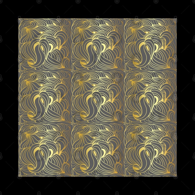 Gold Line Pattern by DesignInspire