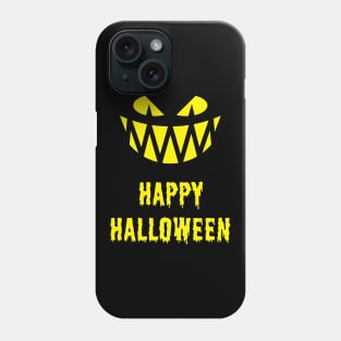 Happy Halloween Fright (Jack O’Lantern / Smile / Teeth / Yellow) Phone Case