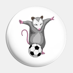 Opossum Soccer player Soccer Pin