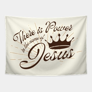 There is Power in the name of Jesus Tapestry