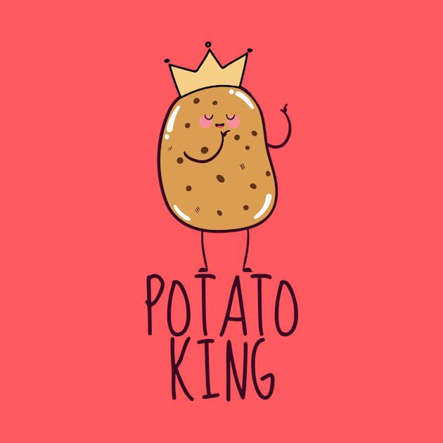 Potato King Funny by DesignArchitect