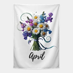 Daisy Flower Shirt, April Birth Month, Vintage Watercolor Floral Tshirt, Mothers Day Gift, Boho Gargden Tee, Cottagecore Flower TShirt Tapestry