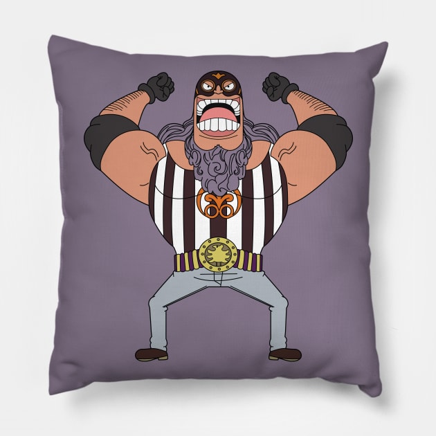 Jesus Burgess Pillow by onepiecechibiproject