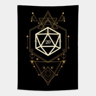 Dice Collector's D20 Dice Sacred Symbol Tapestry