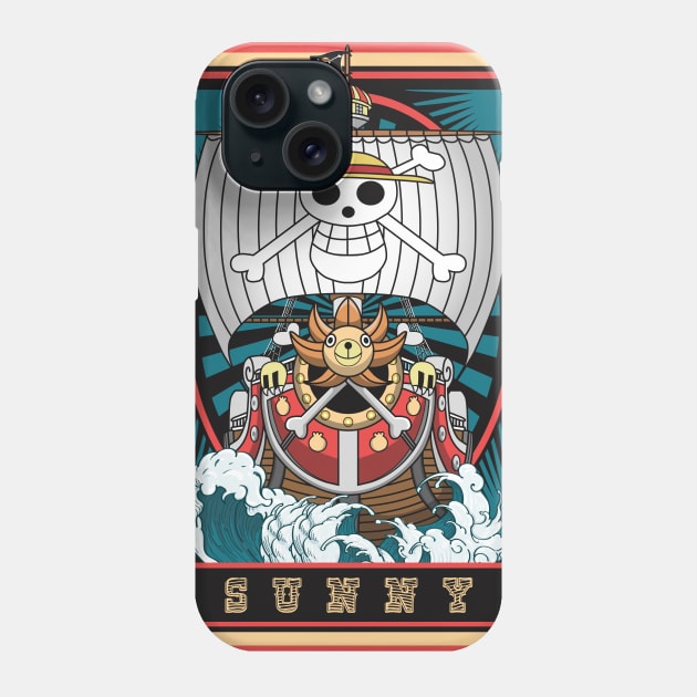 One Piece - Thousand sunny pirates ship Phone Case by mounier