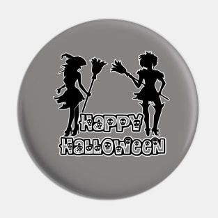 Pretty Halloween Witches - Happy Halloween - 1510201500 Pin