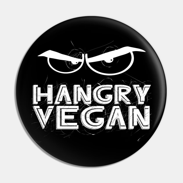 Hangry Vegan, Funny Vegan Gift, Vegan Christmas, Gifts, 2023, 2024 Pin by KindWanderer