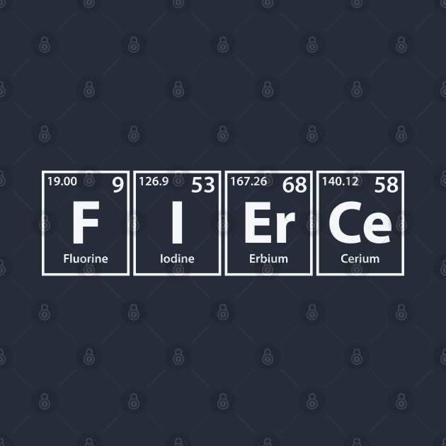Fierce (F-I-Er-Ce) Periodic Elements Spelling by cerebrands