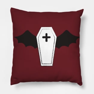 Coffin, Goth, Punk, Halloween Pillow