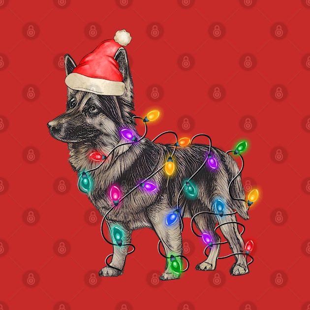 cute christmas dog by Nolinomeg