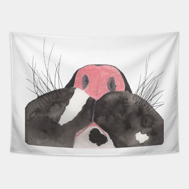 Cat Nose Tapestry by Wild Tangents