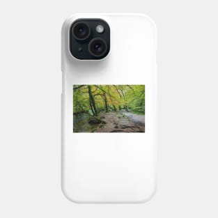 Autumn Golitha falls walk Phone Case