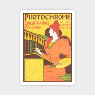 Photochrome Engraving Company Advertisement, 1893 Magnet