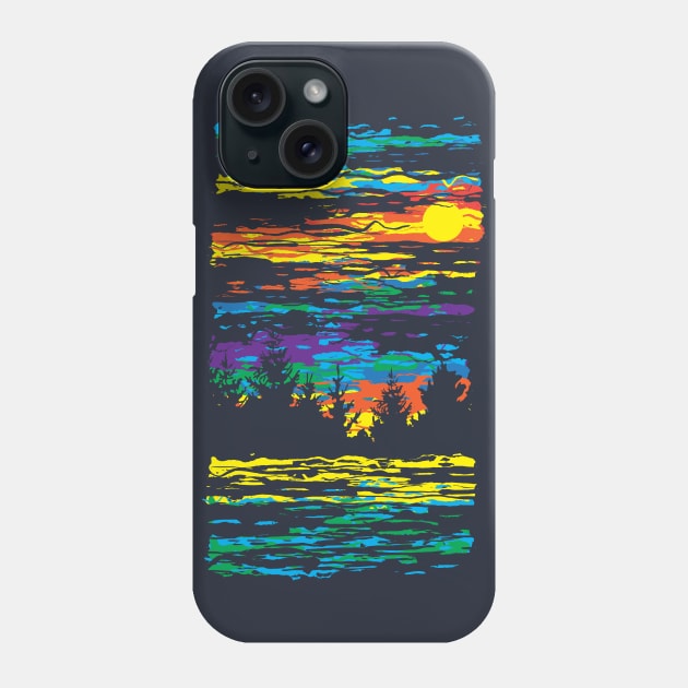 Abstract Sky Phone Case by Daletheskater