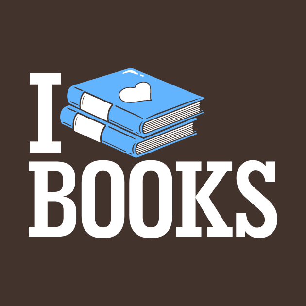 Disover I Love Books - Book Nerd - T-Shirt