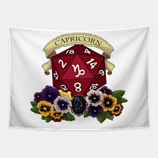 Dice Capricorn Tapestry