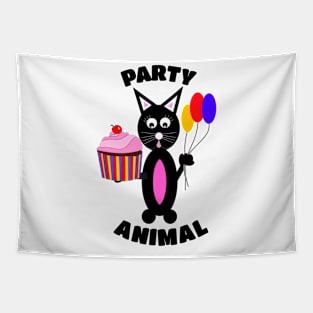 Funny Cats Party Animal Tapestry