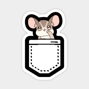 Sugar Glider Pocket Magnet