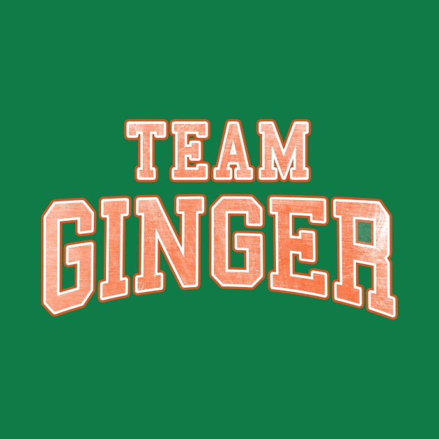 TEAM GINGER DISTRESSED by Scarebaby
