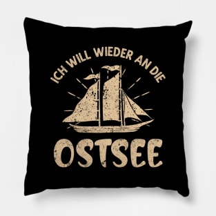 Ich will wieder an die Ostsee Pillow