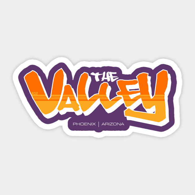 Phoenix Suns The Valley Phoenix Suns Sticker Teepublic