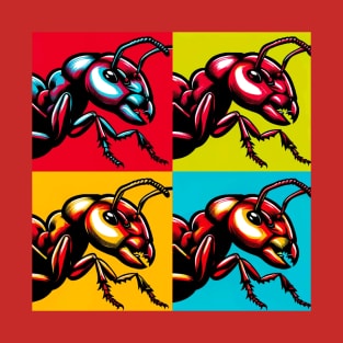 Pop Red Fire Ant - Cool Insect T-Shirt