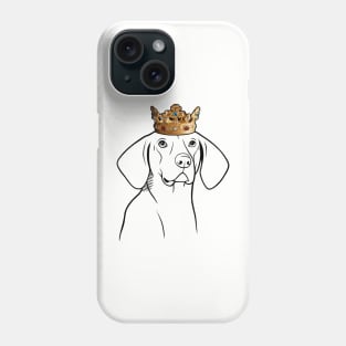 Treeing Walker Coonhound Dog King Queen Wearing Crown Phone Case