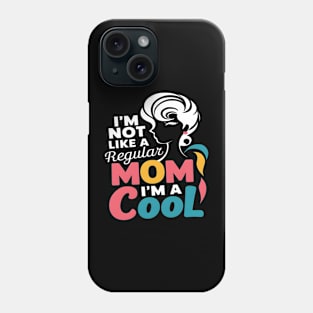 Cool Mom: Vibrant Silhouette Phone Case