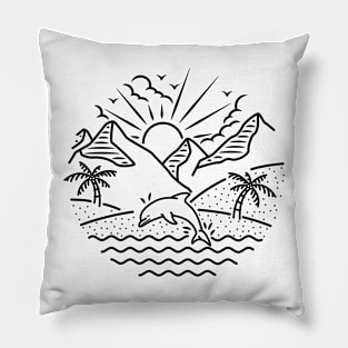 Dolphin's Bay Pillow