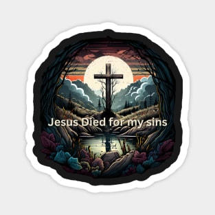 Jesus Died for my Sins V5 Magnet